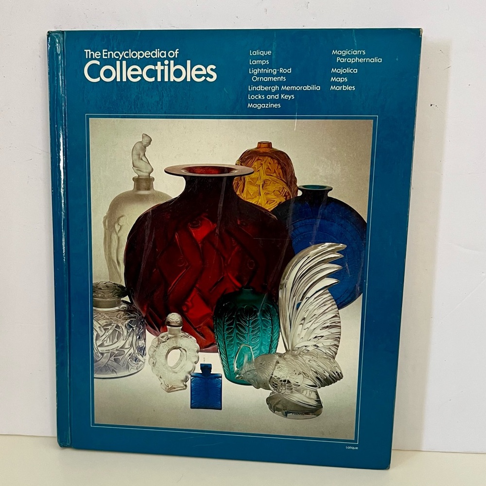 1979 Encyclopedia of Collectibles Lalique to marbles book